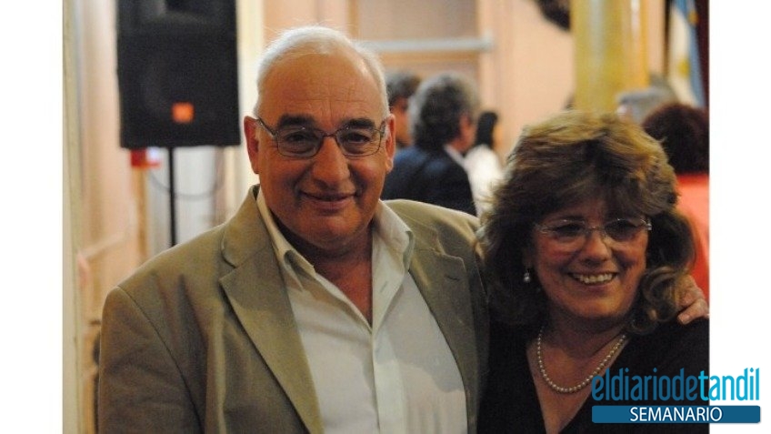 con Susana, su compañera de toda la vida